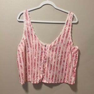 Victoria’s Secret Cropped Sleepwear Top